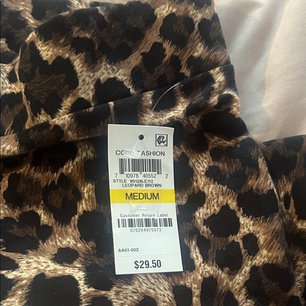 NWT Thalia Sodi Leopard Print Women's Pants - Picture 4 of 6
